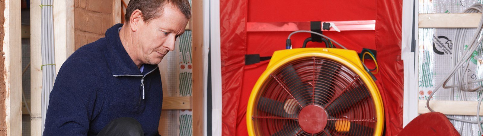 Blower-Door-Test zeigt, ob Haus lückenlos dicht ist