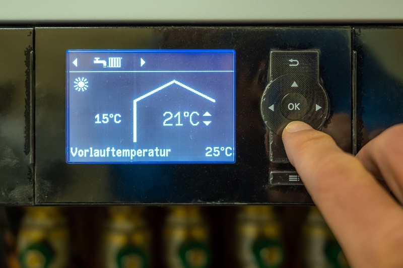 Vorlauftemperatur einstellen