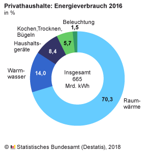 Energieverbrauch Privathaushalte 2016