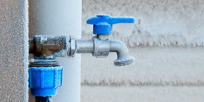 Wasserleitungen im Winter schützen